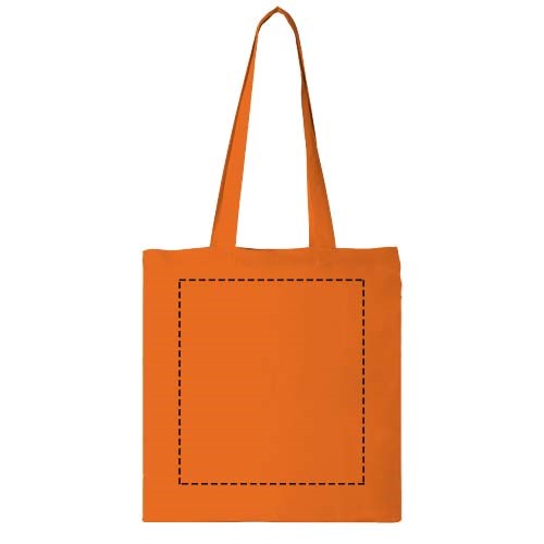 Madras 140 g/m² Baumwoll Tragetasche 7L orange