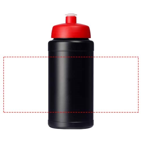 Bouteille de sport Baseline® Plus de 500 ml Rouge, Noir