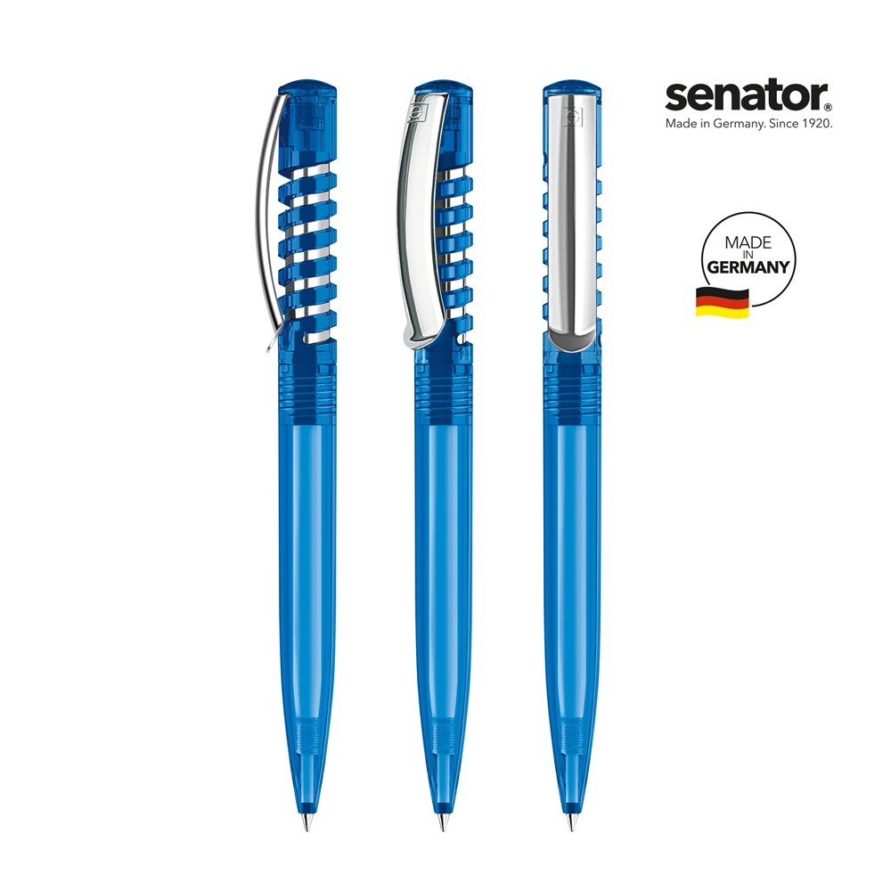 senator® New Spring  Clear MC  Druckkugelschreiber blau 2935