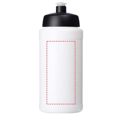 Bouteille de sport Baseline Rise de 500 ml Blanc, Noir