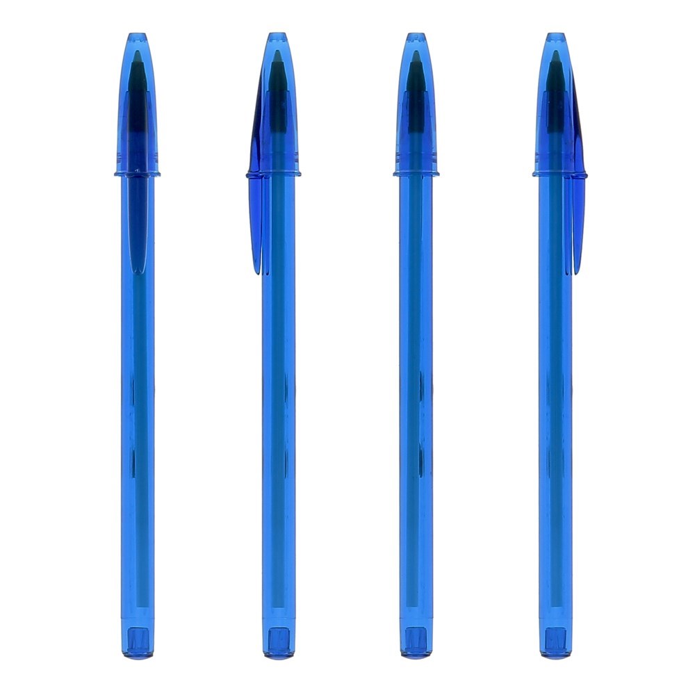 BIC® Style Kugelschreiber Transparent Dunkelblau/ Transparent Dunkelblau/ Blaue Tinte