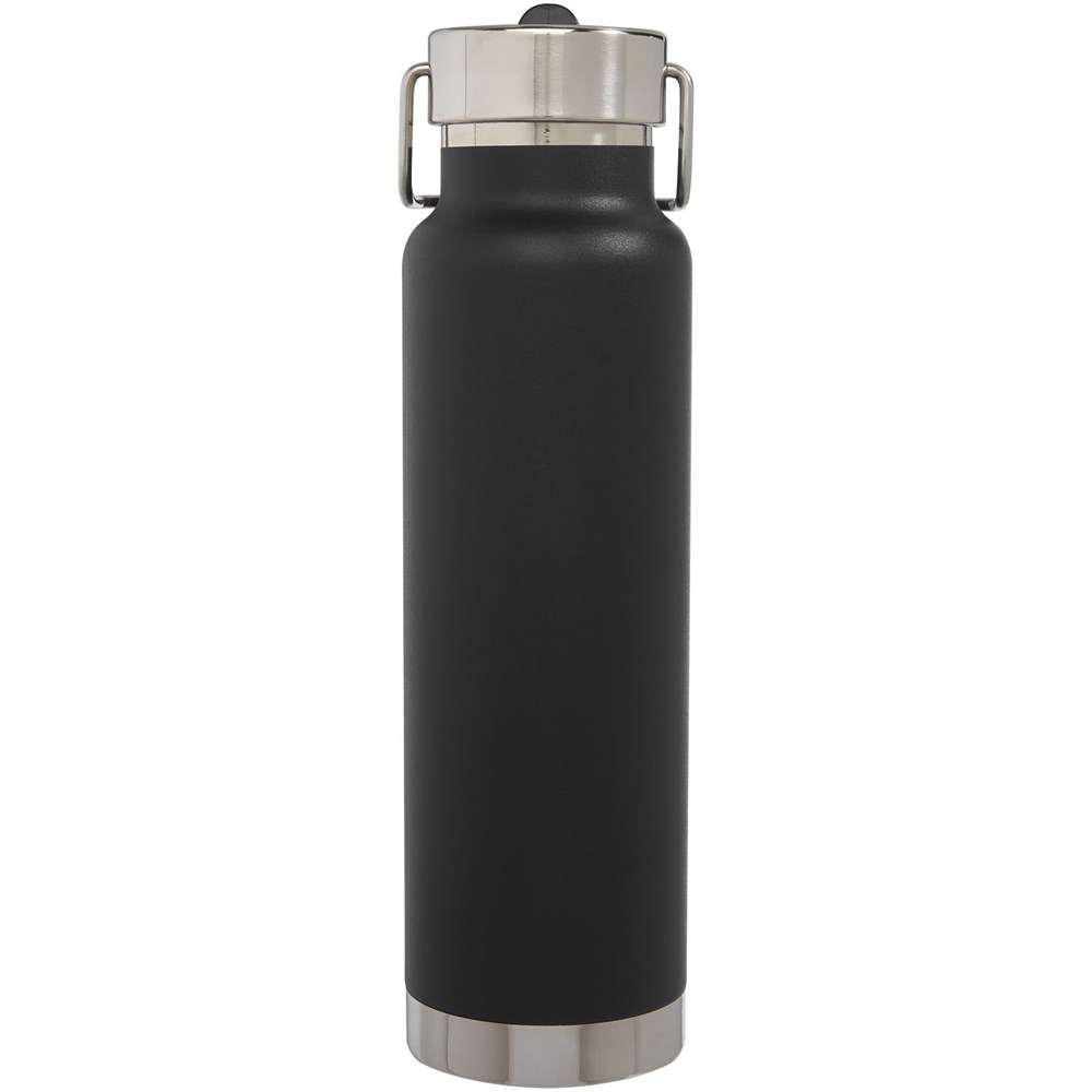 Bouteille isotherme de sport Thor de 750 ml avec isolation par le vide et couche de cuivre noir