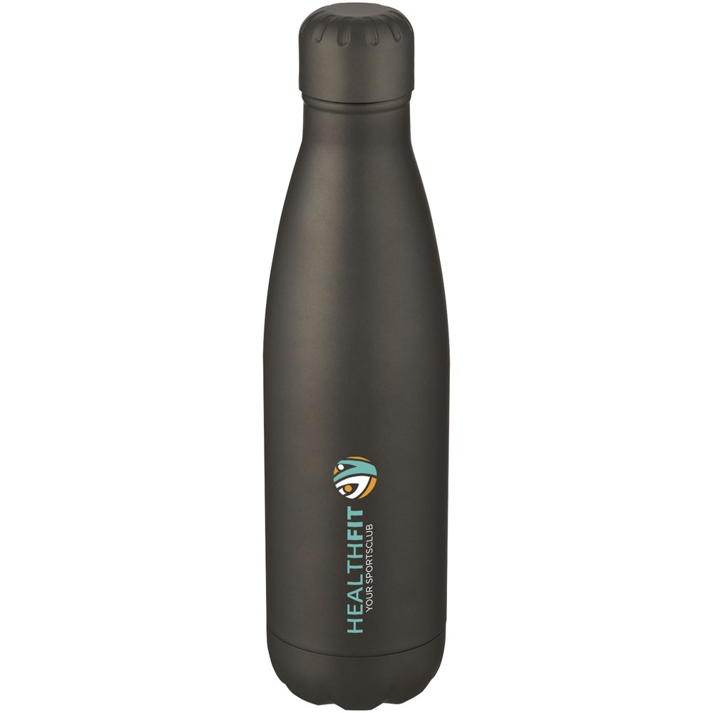 Bouteille Cove de 500 ml en acier inoxydable à isolation sous vide Gris Mat