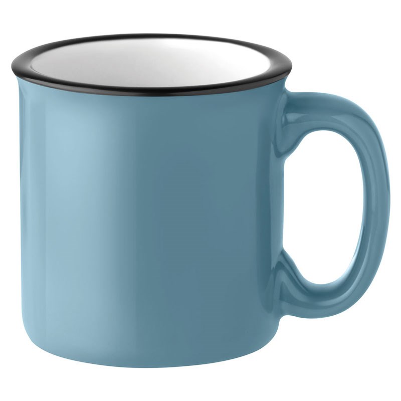 Keramikbecher Vintage blau