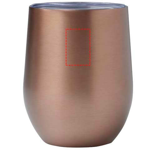 Gobelet isotherme Corzo 350 ml en cuivre inoxydable recyclé certifié RCS Bronze