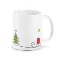 ANCELLE Weihnachtliche Tasse