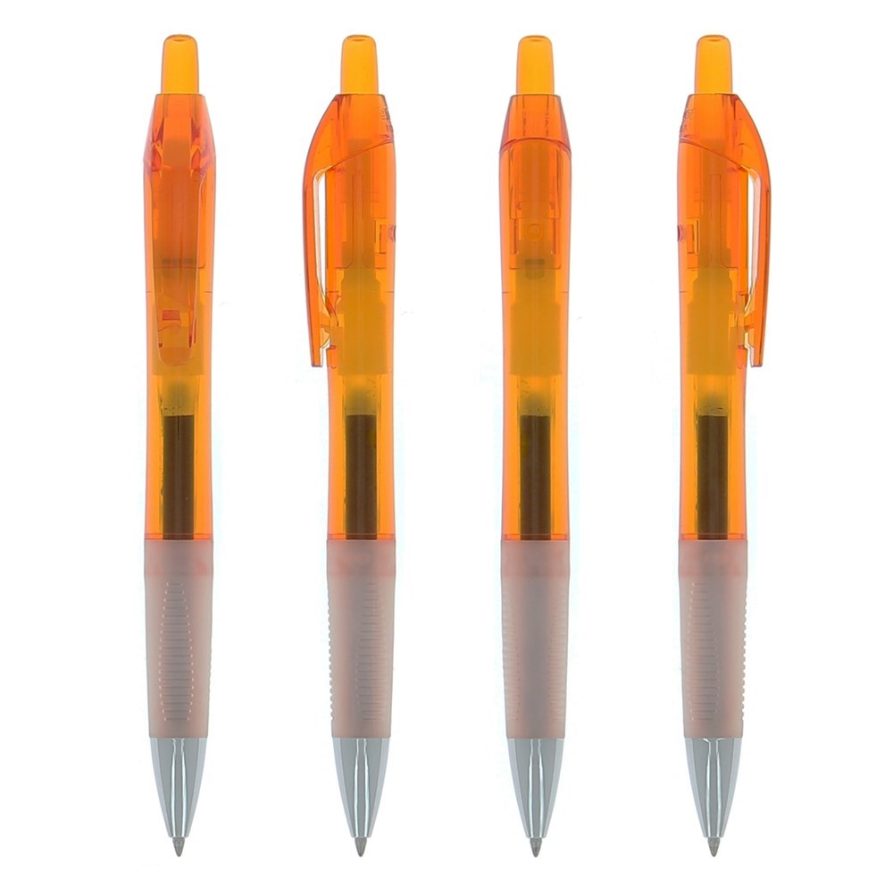 BIC® Intensity® Gel Clic Orange Transparent / Orange Transparent / Encre Noire