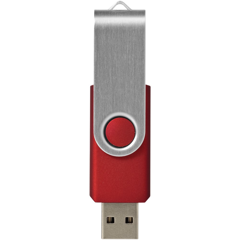 Rotate-Basic 2 GB USB-Stick rot, silber