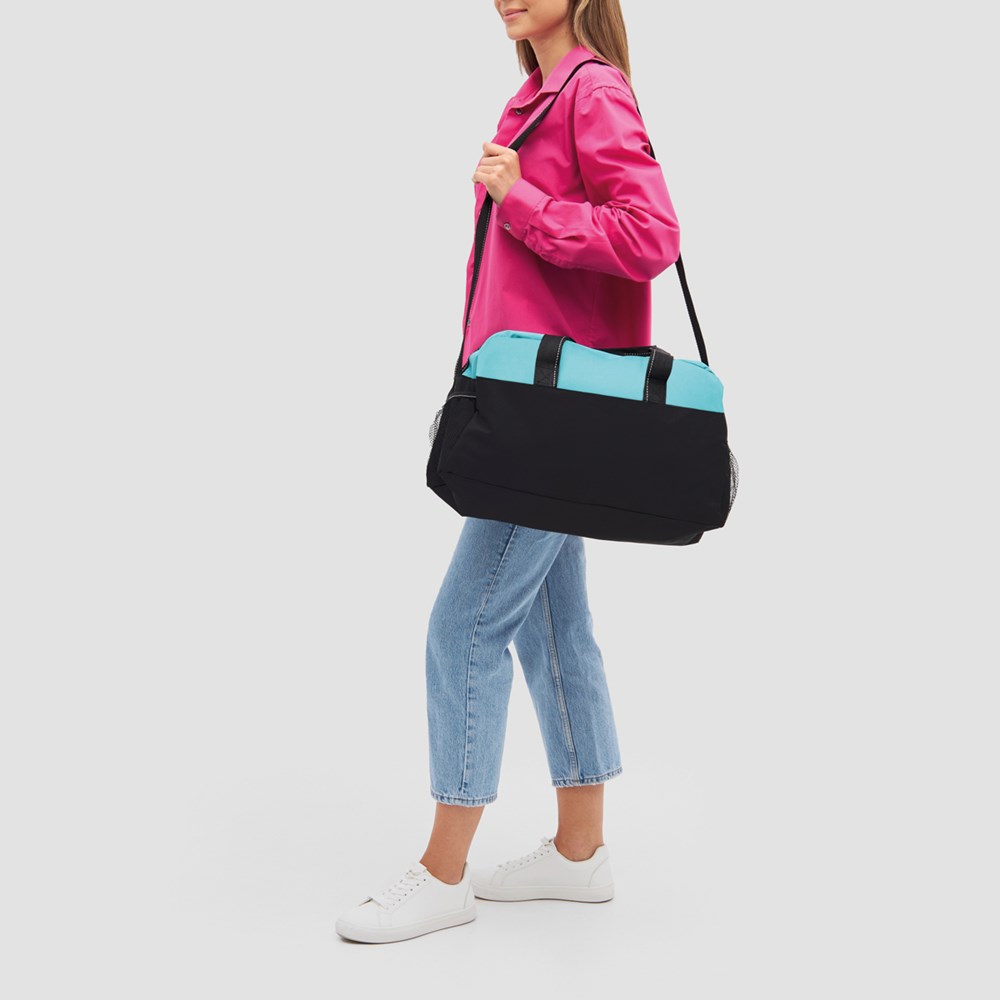 Sac de sport Fitness noir/turquoise