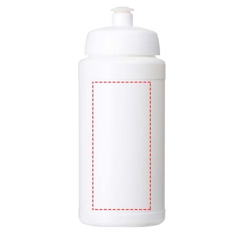 Bouteille de sport Baseline Rise de 500 ml Blanc, Blanc