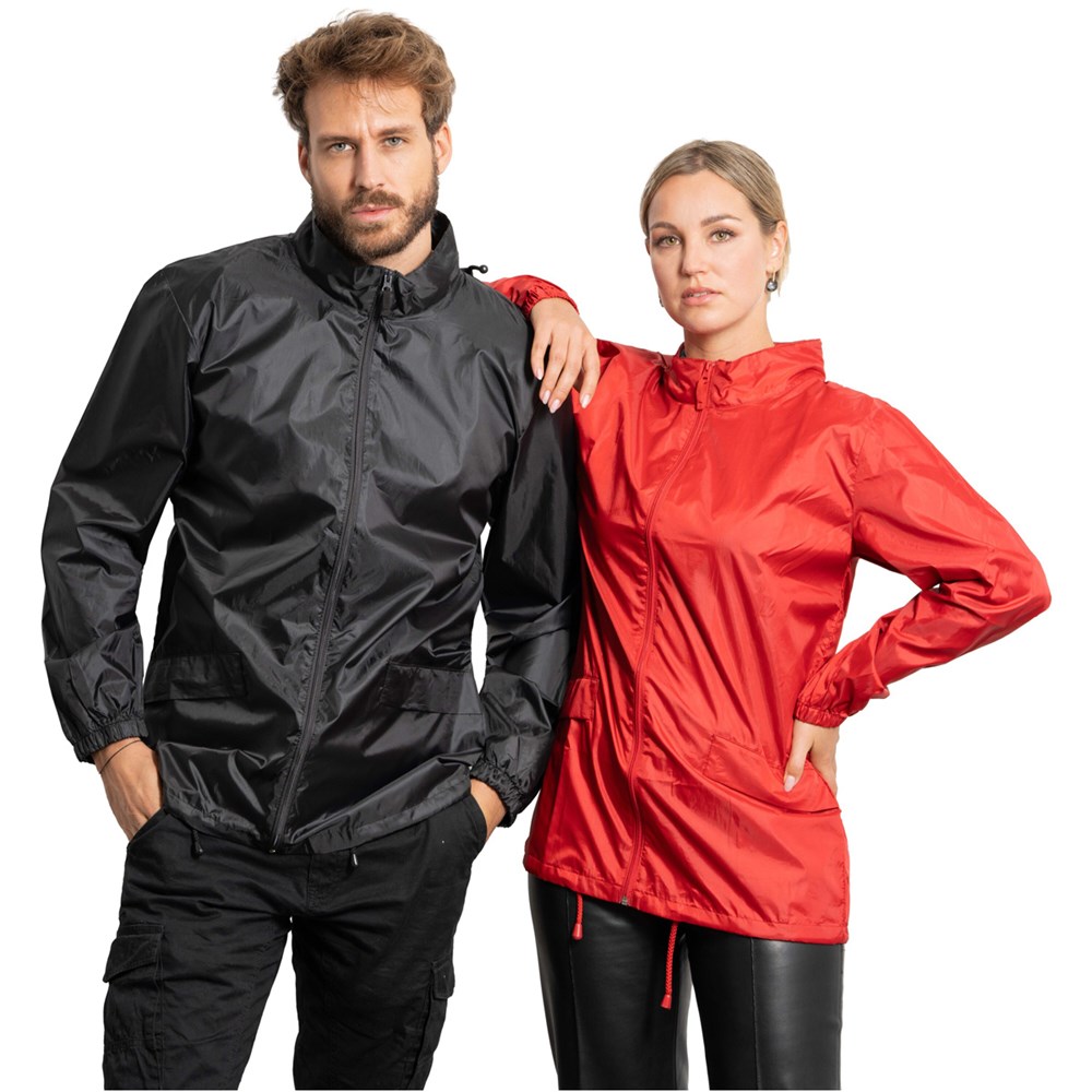 Veste de pluie légère Unisexe Roly Rain rouge