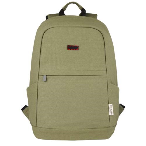 Joey 15,6 Zoll Anti-Diebstahl Laptop Rucksack 18 L aus GRS-recyceltem Canvas olive