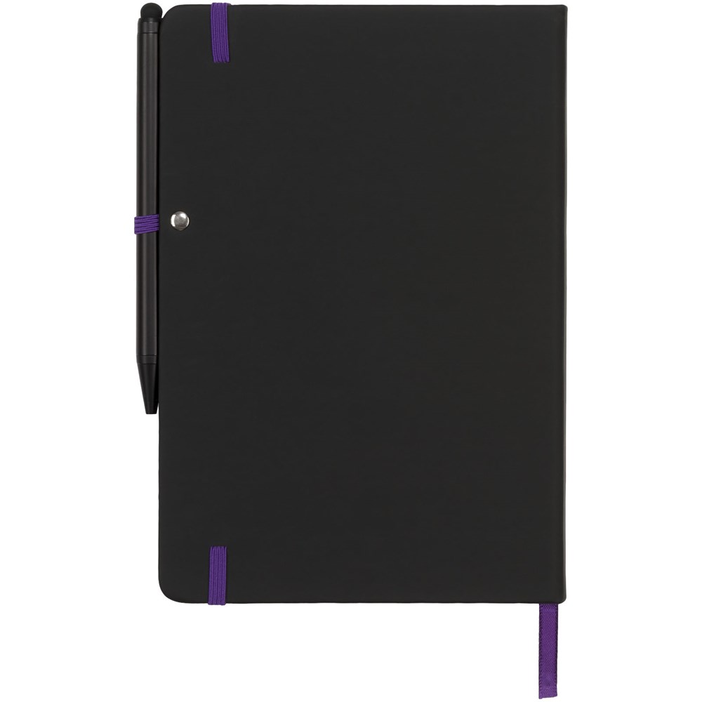 Carnet de notes M Noir Edge Noir, Violet