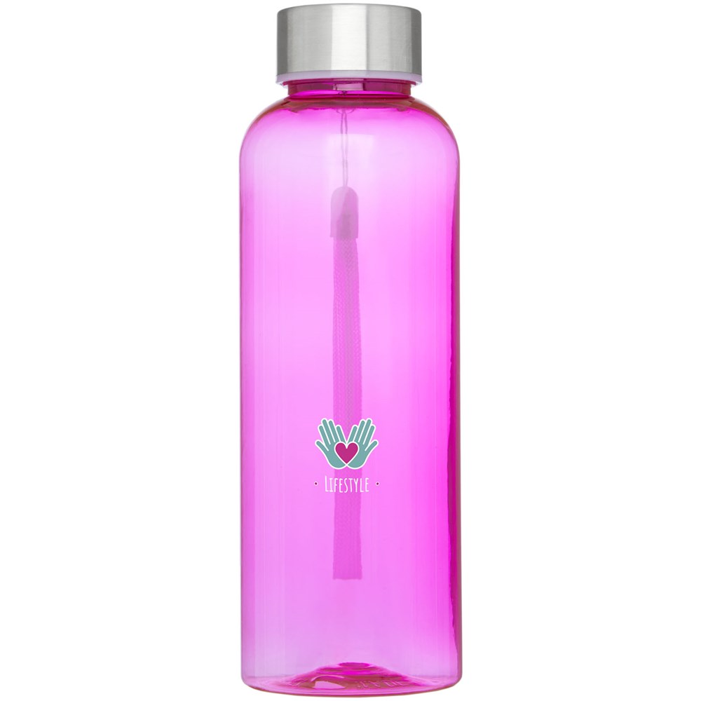 Bouteille de sport Bodhi de 500 ml en RPET Rose transparent