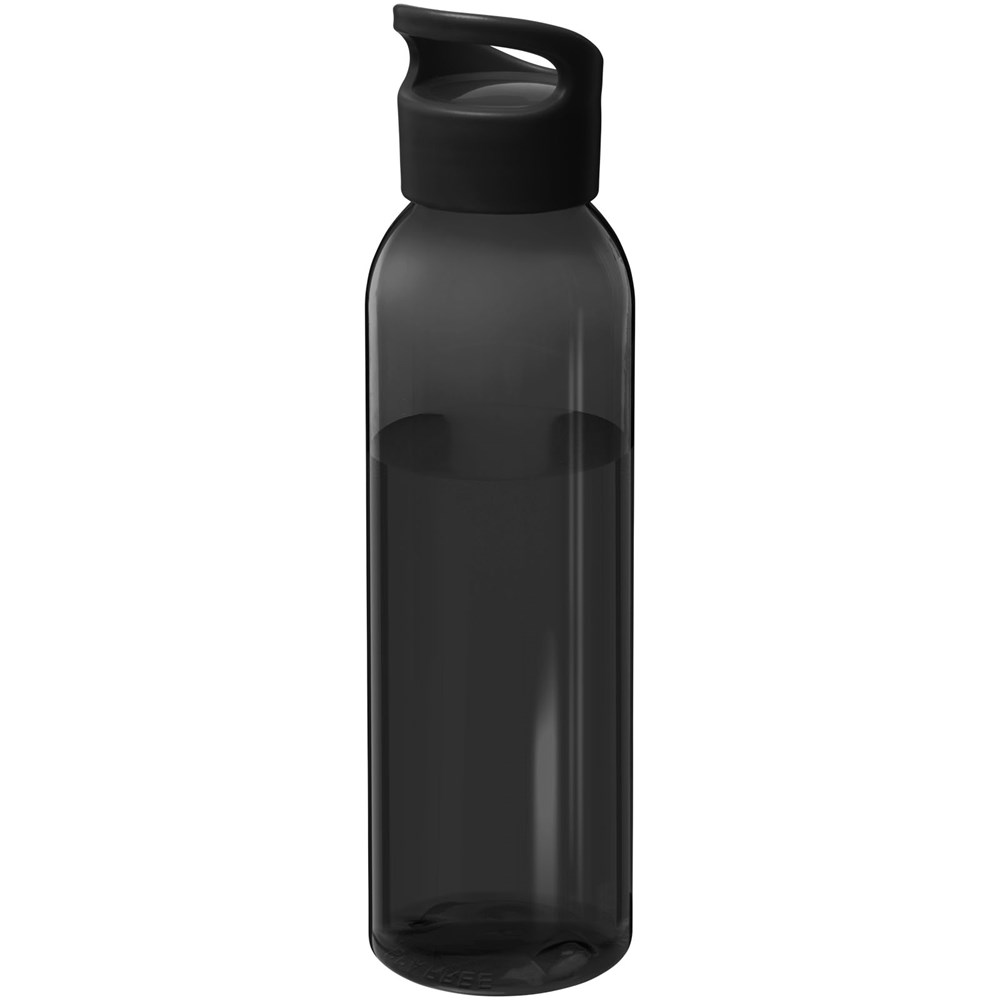 Bouteille d'eau Sky de 650 ml en plastique recyclé noir