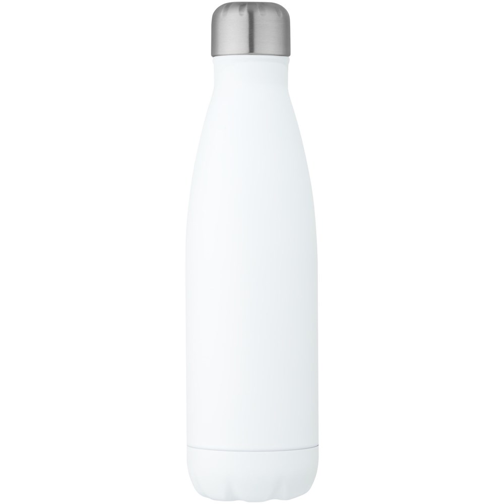 Bouteille isotherme sous vide Cove de 500 ml en cuivre et acier inoxydable recyclé certifié RCS  blanc