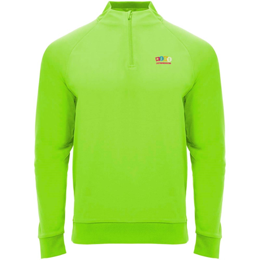 Epiro Half-Zip Sweatshirt für Kinder Fluor Green