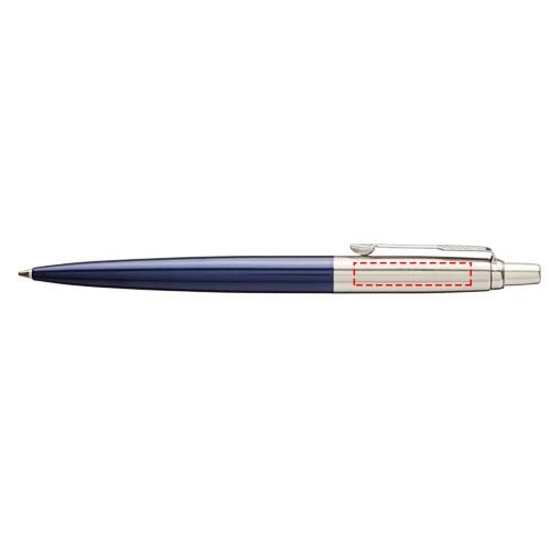 Stylo bille Jotter Bond Street Parker (encre bleue) Marine, Argent