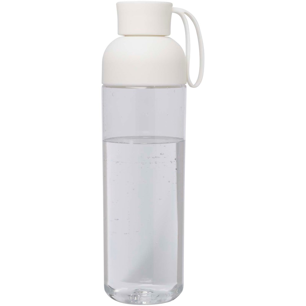 Bouteille d’eau Illuminate de 600 ml en rPET blanc