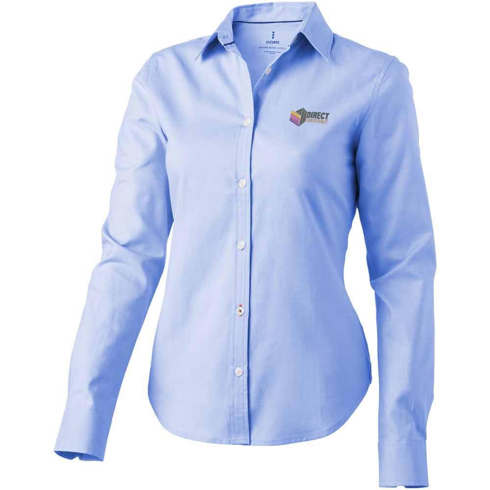 Chemise oxford manches longues femme Vaillant Bleu clair