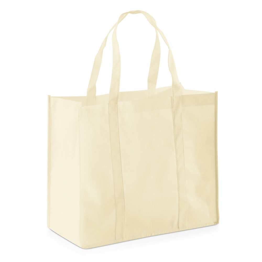 SHOPPER Einkaufstasche aus Non-woven (80 g/m²) beige