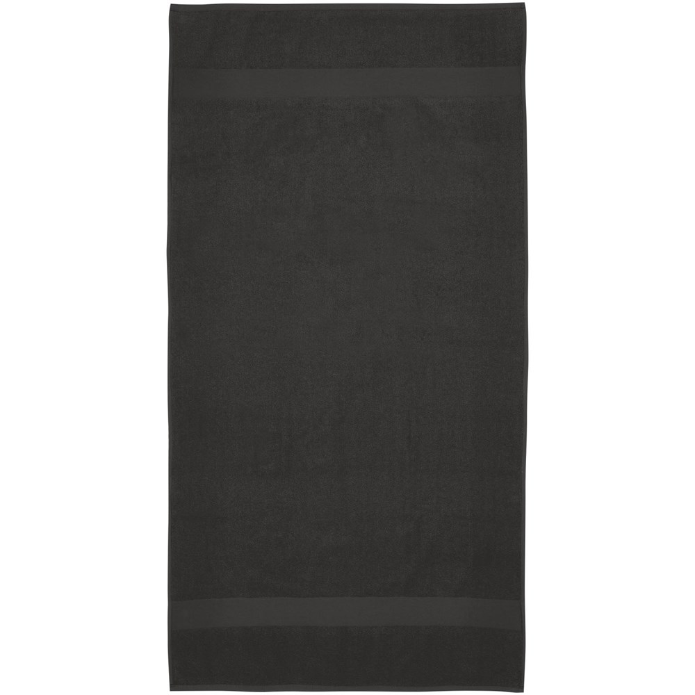 Serviette Amelia de 70 x 140 cm en coton de 450 g/m² anthracite