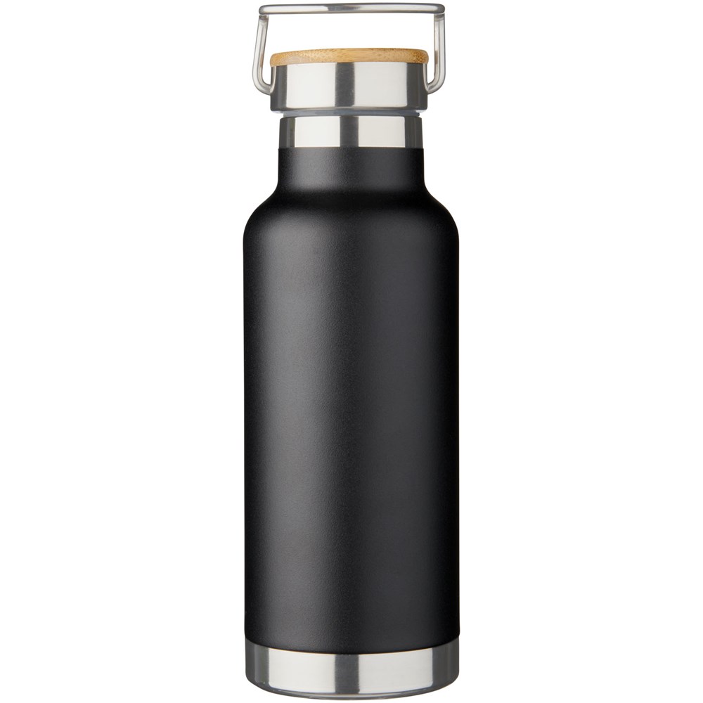 Thor 480 ml Kupfer-Vakuum Isolierflasche schwarz