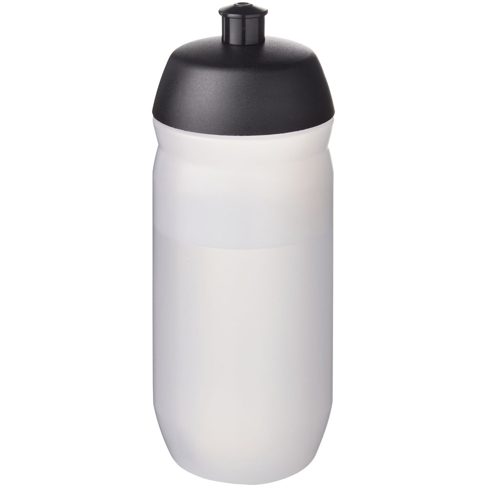 Bouteille de sport HydroFlex™ 500 ml Noir, Blanc transparent