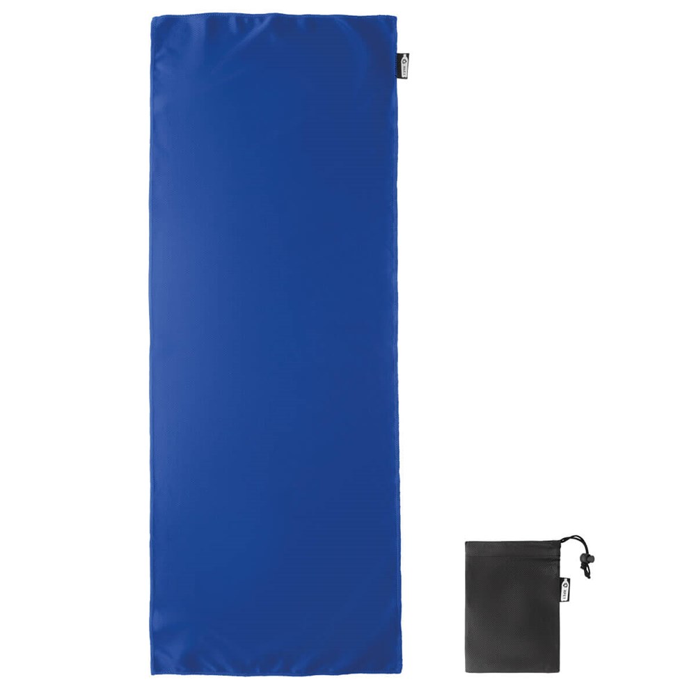 Sporthandtuch Recycling blau