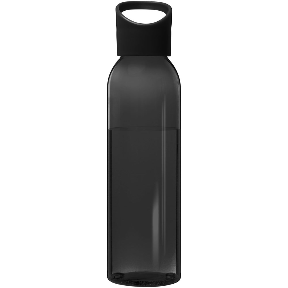 Bouteille d'eau Sky de 650 ml en plastique recyclé noir