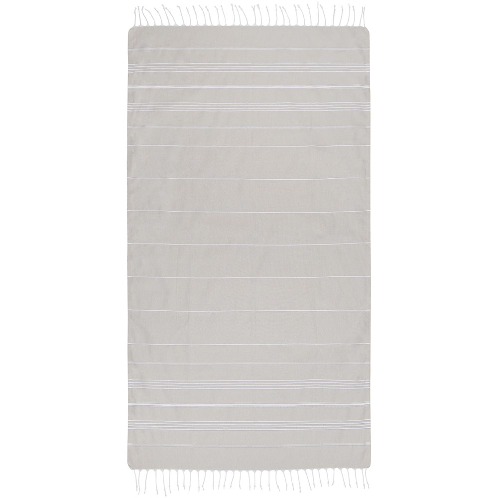 Serviette de hammam Anna en coton 150 g/m² 100 x 180 cm Beige