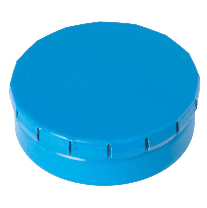 Clik-Clak-Dose 45 mm inkl. 1farb. Druck Sweet hellblau