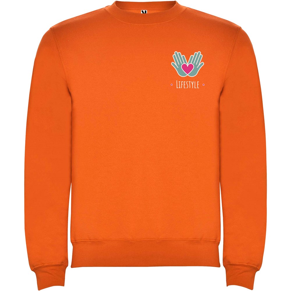 Warme Sweatshirts mit Logo – das perfekte Weihnachtsgeschenk für Kunden oder Mitarbeiter. orange