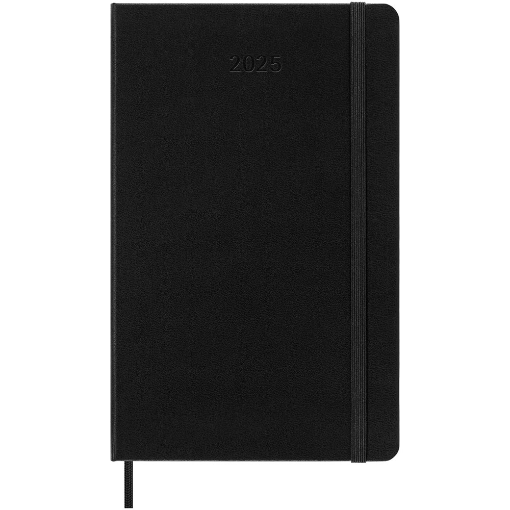 Moleskine Hardcover 12 Monate Tageskalender schwarz