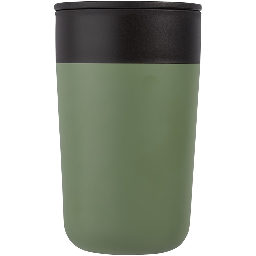 Tasse Nordia de 400 ml recyclée à double paroi Vert