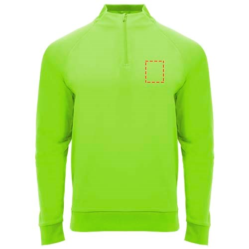 Epiro Half-Zip Sweatshirt für Kinder Fluor Green