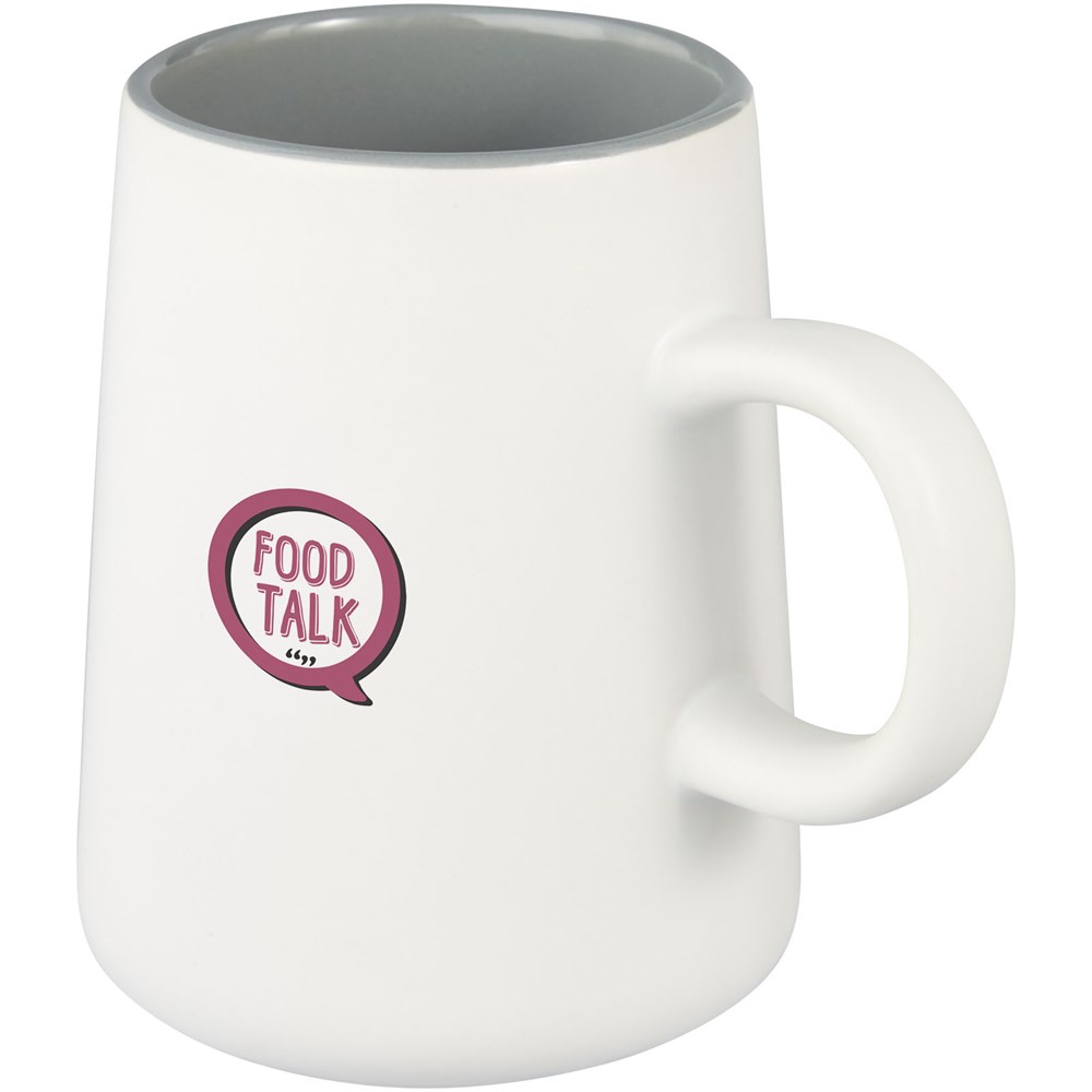 Mug Joe de 450 ml en céramique blanc