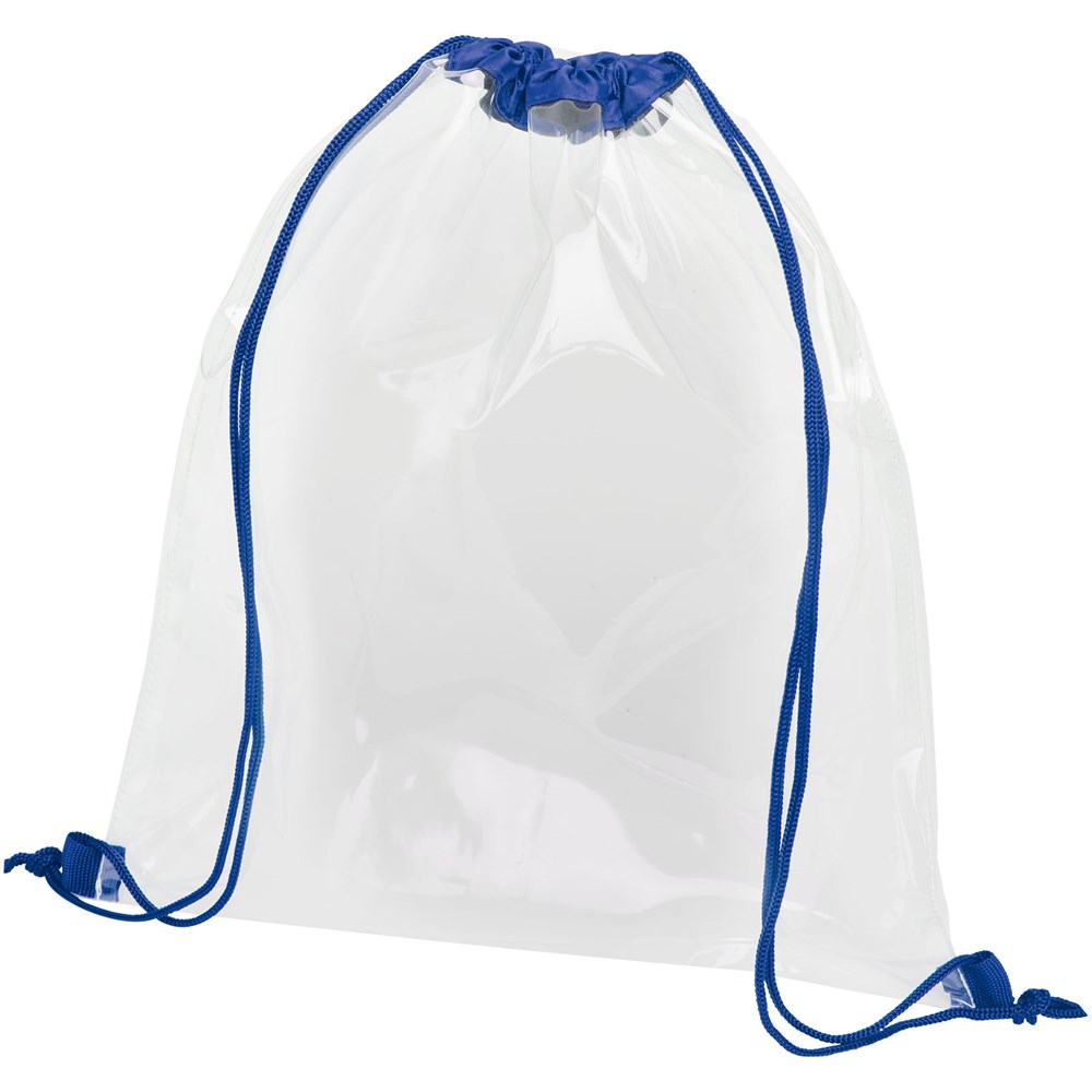 Lancaster Premium Turnbeutel 5L royalblau, transparent klar