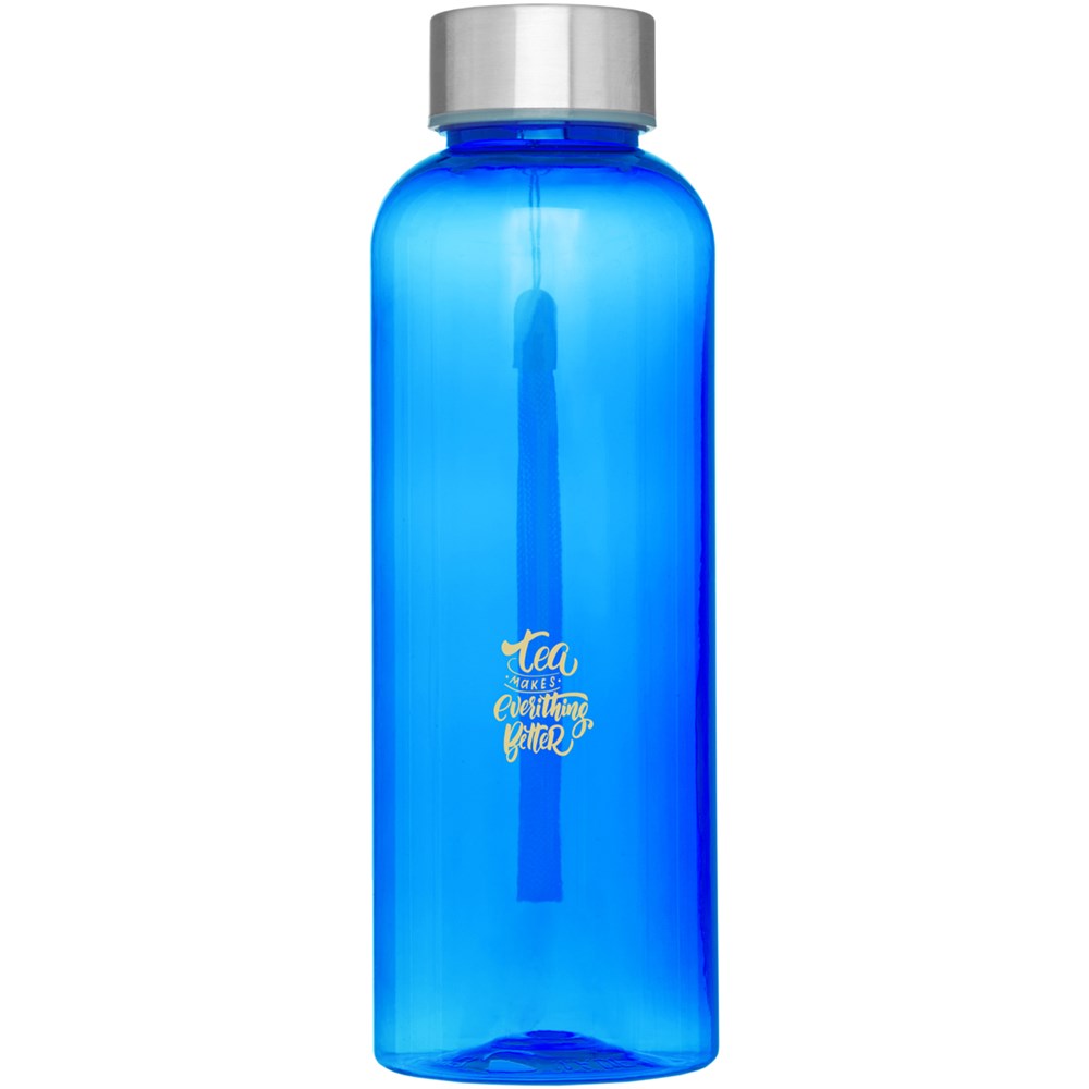 Trinkflasche Recycle royalblau transparent