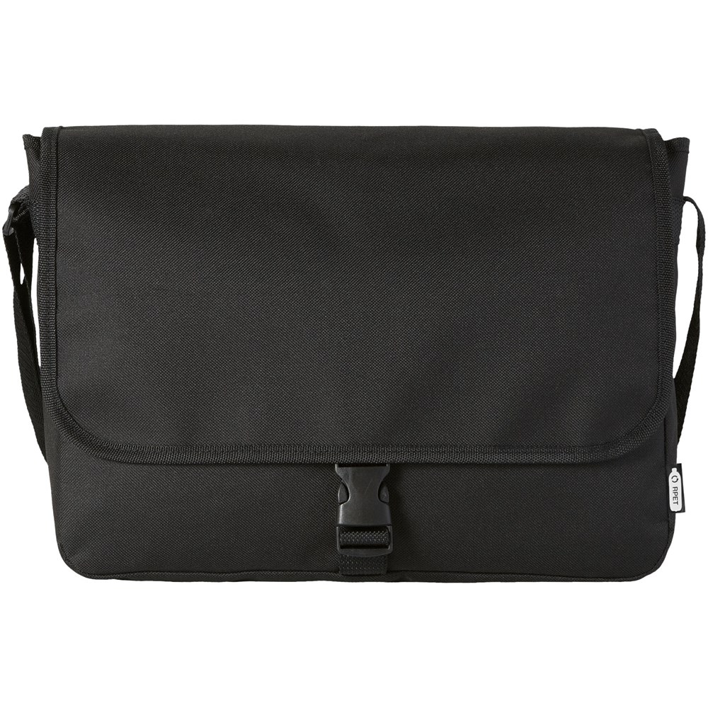 Retrend RPET Schultertasche 6L Schwarz