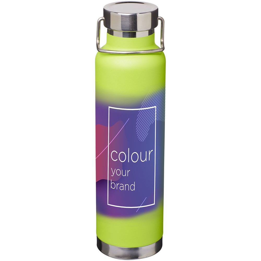 Thor 650 ml Kupfer-Vakuum Isoliersportflasche limone