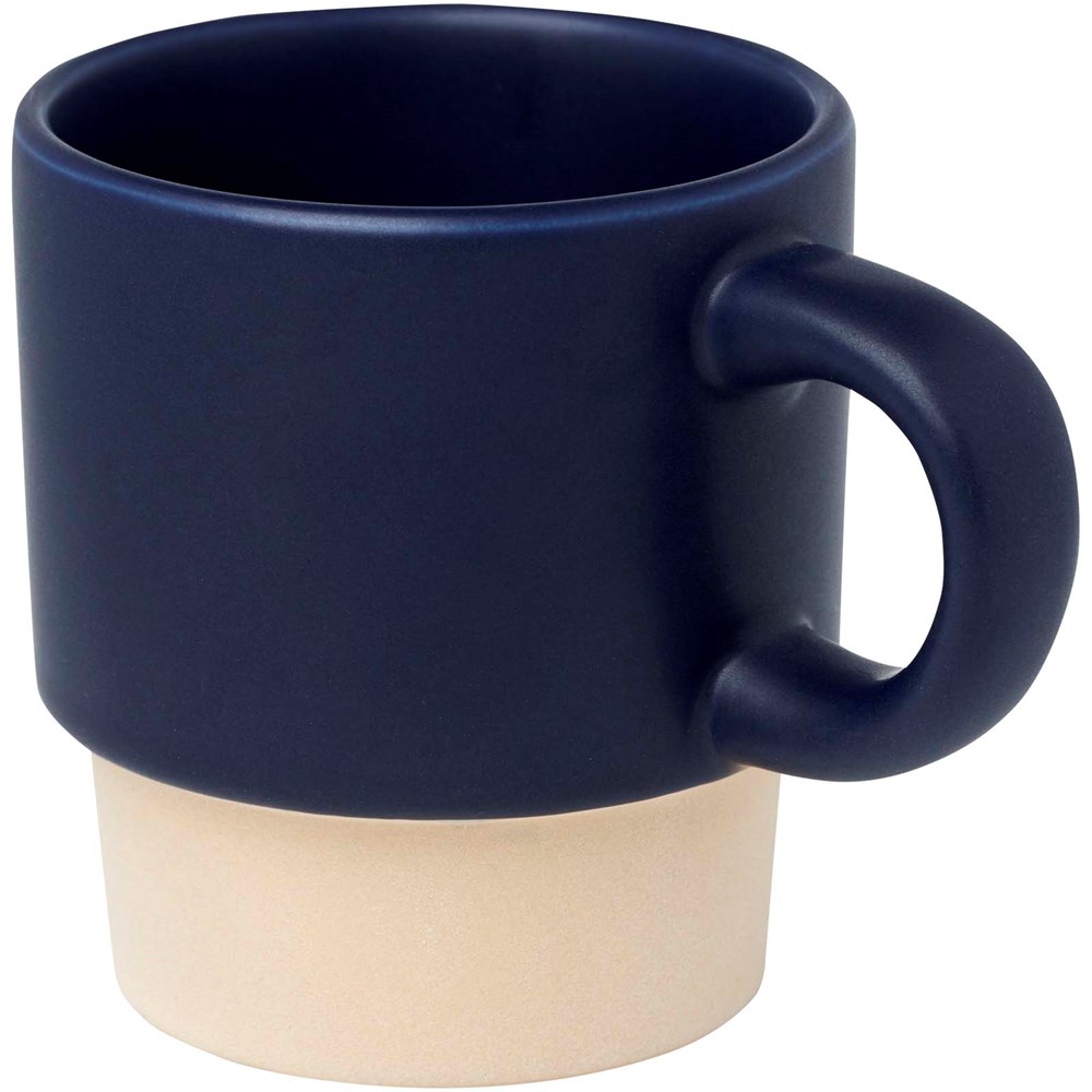 Tasse à espresso empilable Olympia de 130 ml avec fond en argile Marine