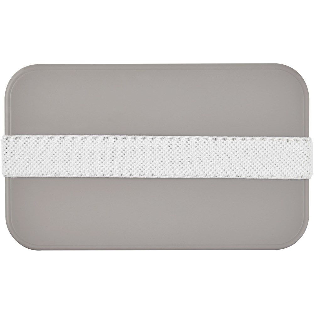 MIYO Renew Lunchbox kieselgrau, weiss