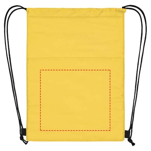 Sac isotherme Oriole avec cordon et capacité de 12 canettes 5L jaune