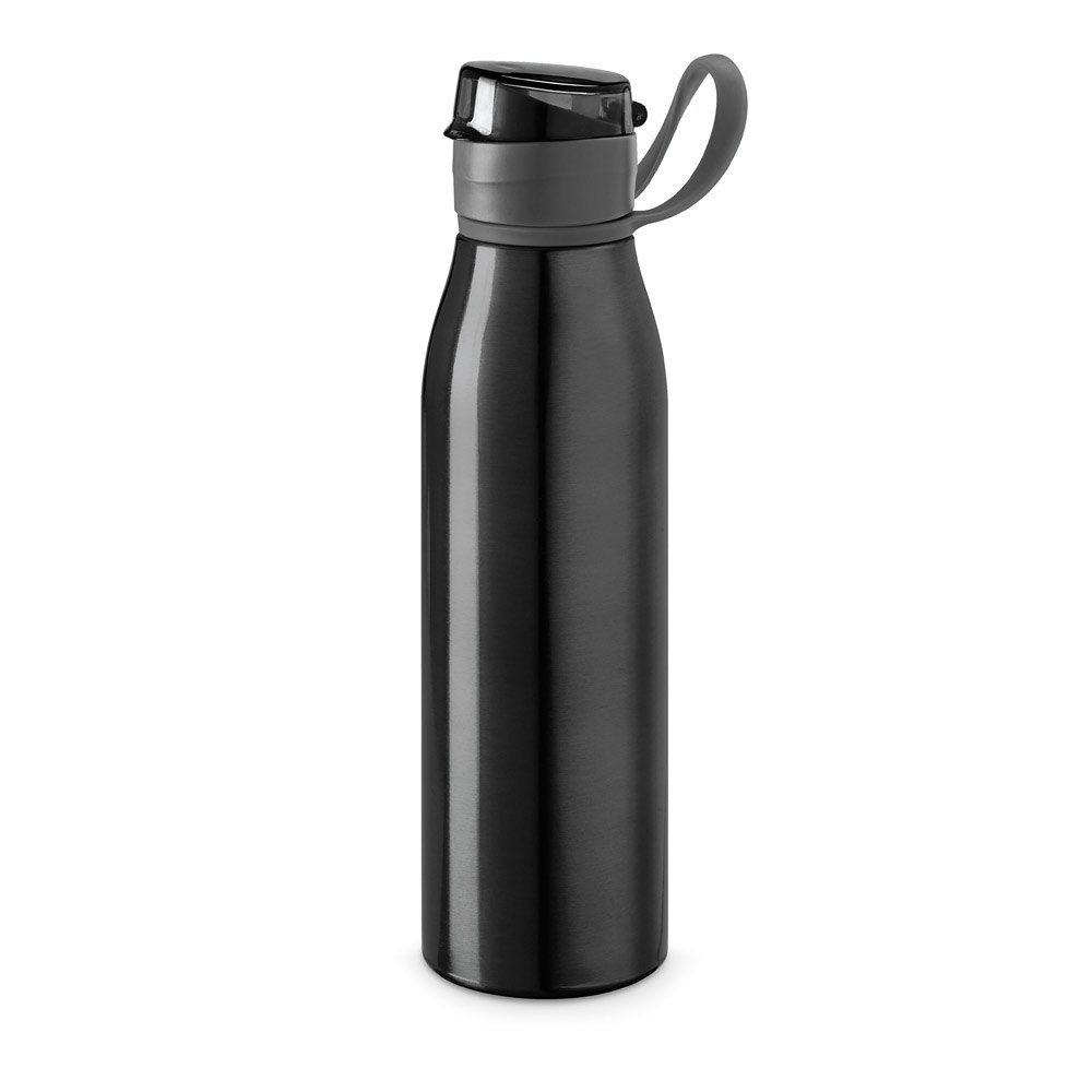 KORVER Bouteille de sport en aluminium 650 mL noir