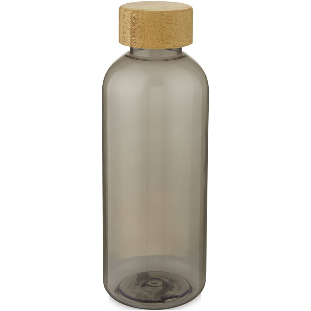 Ziggs 650 ml Sportflasche aus recyceltem Kunststoff charcoal transparent