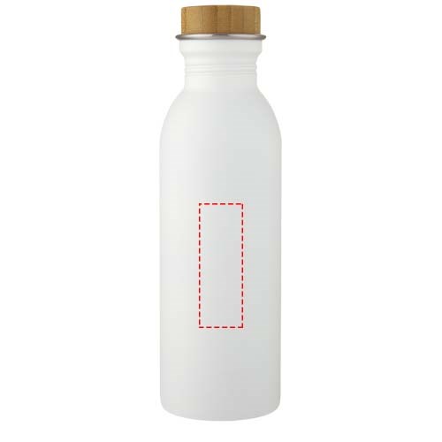 Kalix 650 ml Sportflasche aus Edelstahl weiss