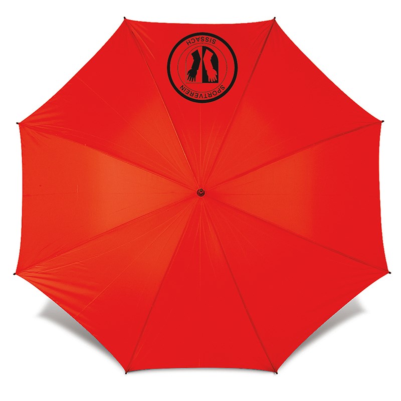 Parapluie de groom avec housse rouge