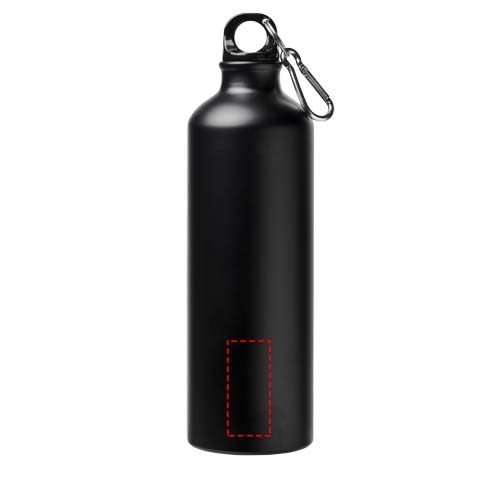 Oregon 770 ml matte Sportflasche mit Karabinerhaken schwarz