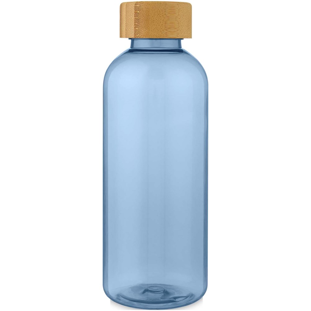 Ziggs 650 ml Sportflasche aus recyceltem Kunststoff transparent blau